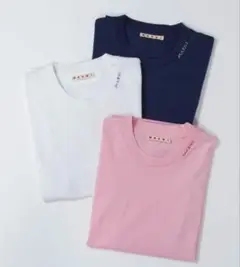 MARNI ロゴ 3パックTシャツ サイズ42 ピンク
