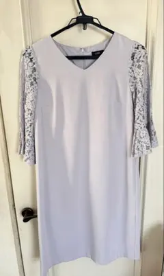 【美品】GIRL レース袖 ワンピース Mサイズ パーティードレス