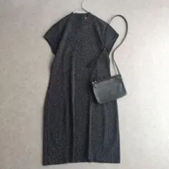 【訳あり】サルヴァトーレフェラガモ　ワンピース　ニット　XL　ミックス　半袖のサムネイル