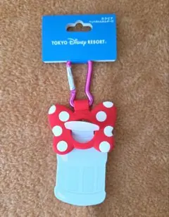 ディズニーリゾート　ミニー　カラビナ　ペットボトルホルダー付き