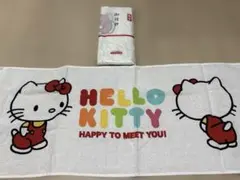 ハローキティフェイスタオル 新品未使用（非売品）