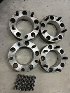 5穴 PCD120.65 ワイトレ2枚 厚さ：76.2mm M12-1.5 - メルカリ