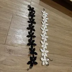 新品…フラワーモチーフ チョーカー 2点セット