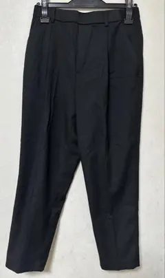 ユニクロ EZY タックアンクルパンツ M スラックス ストレッチ レディース