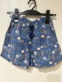 ブランシェス　花柄パンツ　ブルー　140