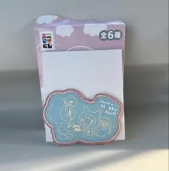 エニマイくじ エンジェルブルーF賞 刺繍ステッカー