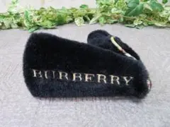 クFF2047 Burberryバーバリー パター用ヘッドカバー　ブラック