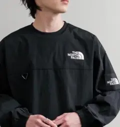 韓国限定 ノースフェイス アルバニークルーネック男女兼用 BLACK Lサイズ