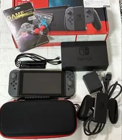 ニンテンドースイッチ 本体 ケース 付属品完備 グレー HAD-S-KAAAA