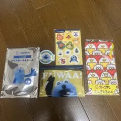 スンスン　スシローコラボ クリアポーチ＆シールセットほか