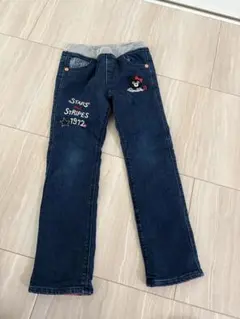 DOUBLE.B刺繍デニムパンツ 120cm