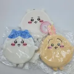 ちいかわくじ　もちっとふわっとコレクション　D賞まんまるポーチ　3種セット