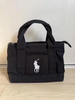 ポロ・ラルフローレン ブラック トートバッグ