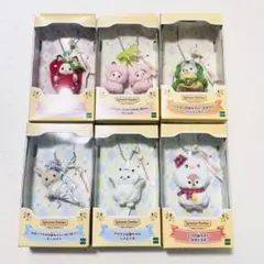 シルバニア さくらんぼ シマエナガ いちご ハンバーガー 雪だるま 人魚