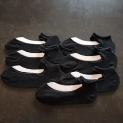 【美品】GU ブラック レディース ソックス 23-25cm 7点セット