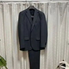 HILTON×MAF 130 ヒルトン 2B スーツ ストライプ グレー A4