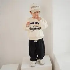 男の子に大人気！イラストが可愛い薄手の長袖スウェット！