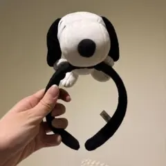 スヌーピー カチューシャ ぬいぐるみ風