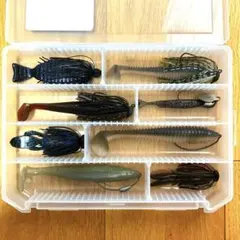 ラバージグ　スイムジグ　シャッドテール　チャター　セット売りのサムネイル