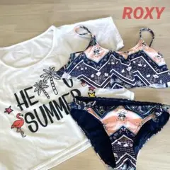 ROXY　ロキシー　キッズ　水着　セパレート　オーシャンパシフィック　Tシャツ