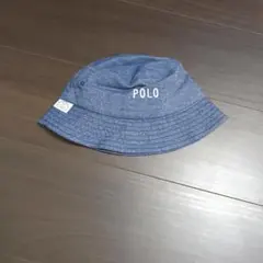 POLO バケットハット ダークブルー 50 baby