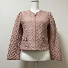 ギャラリービスコンティ キルティング　キルティングジャケット　秋　冬　刺繍　花