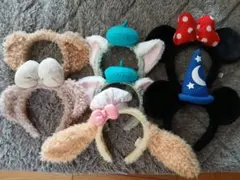 ぺ*こ様 ディズニー 耳付きカチューシャ 7個セット　まとめ売り