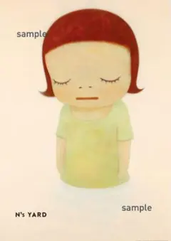 絶版　現代アート　奈良美智　公式ポスター　2枚組　美品 Amazon.co.jp: 貴重 現代アート 奈良美智 公式ポスター