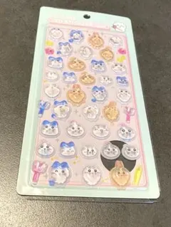 ちいかわ　ボンボンドロップシール　うさぎ　ハチワレ　立体シール　海外製