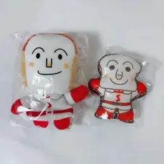 アンパンマン しょくぱんまん ふわふわ指人形