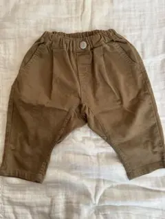 茶色　ウエストゴムパンツ 80サイズ
