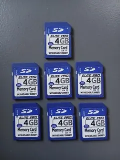 Elite Pro 4GB SDカード 7枚セット