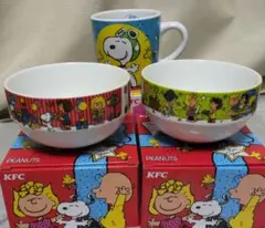 SNOOPY スタッキングボウル &マグカップ 計3点セット KFC