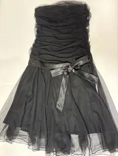 ブラック チュール ドレス　M