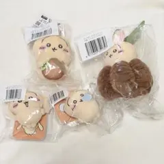ちいかわ うさぎだらけくじ D賞 マスコット ピザまん どんぐりDJ 4点