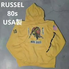 80s USA製 ラッセルアスレチック ヴィンテージ 黄 M ヴィンテージ
