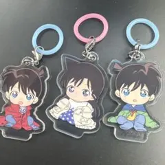 名探偵コナン ちぢませ隊 ふらっと めじるしチャーム 工藤新一A B 毛利蘭