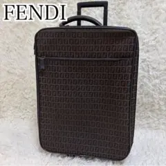 希少✨FENDI ズッカ柄 二輪キャリーバッグ 機内持ち込み スーツケース 