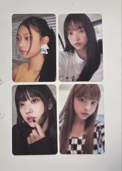 NEW JEANS Haerin Yearbookカード 4枚セット