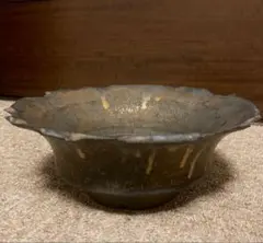 大正10年 瀬戸 初代水野寿山 山階宮殿下行啓 御前製作 鉢 骨董品