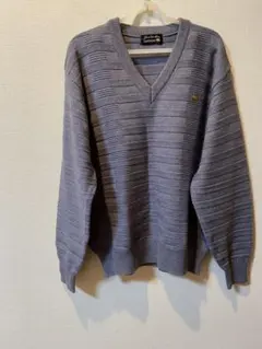 Jack Nicklausジャックニクラウス　Vネックゴルフニットセーターグレー