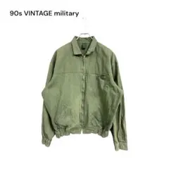 希少 90s VINTAGE ミリタリージャケット ヘリンボーンツイルのサムネイル