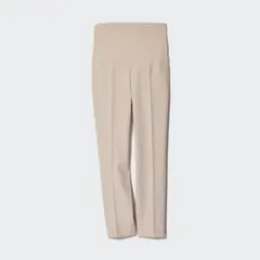 UNIQLO スマートアンクルマタニティパンツ　Ｌ　ベージュ