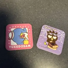 Tuxedosam & Bad Badtz-Maru シール　スシロー　コラボ