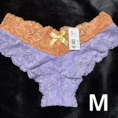 51：新品タグ付 エメフィール バイカラー ハーフバック ショーツ M