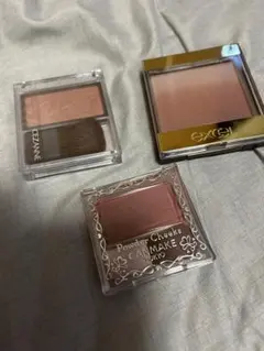 パウダーチークセット 3点 エクセル　セザンヌ　キャンメイク