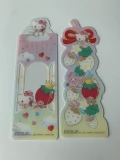 サンリオブックマークコレクション　いちご新聞　ハローキティ