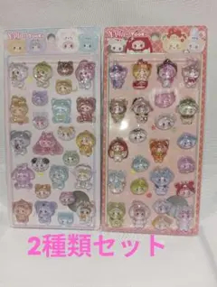 Yalli × Yooki ヤリとヨーキー 3Dぷっくりシール デコステッカー