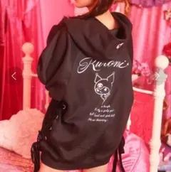 4GEEKS BY SPIRALGIRL クロミレースアップパーカーワンピース