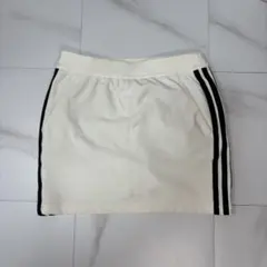 アディダス ゴルフ スカート インナー付 白 J/Mサイズ 美品